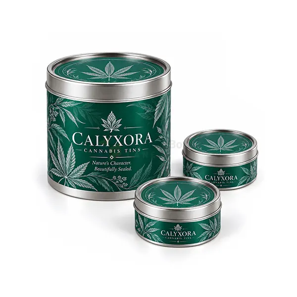 Custom Cannabis Tin Containers